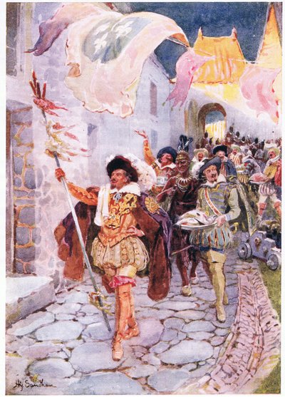 The Order of a Good Time 1606 by Henry Sandham